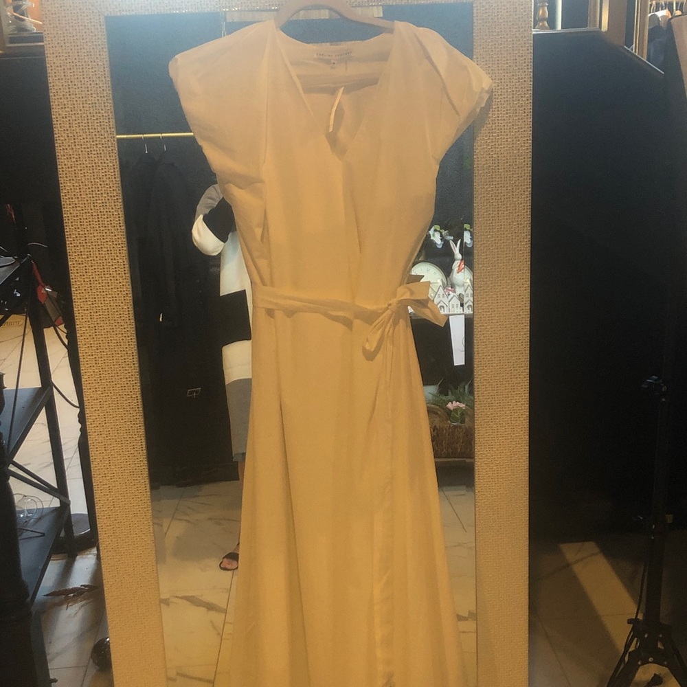 English Factory White Wrap Dress